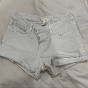 H&M White Jean Shorts